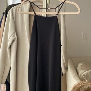 ZARA Black Camisole with Gold Hardware, US S